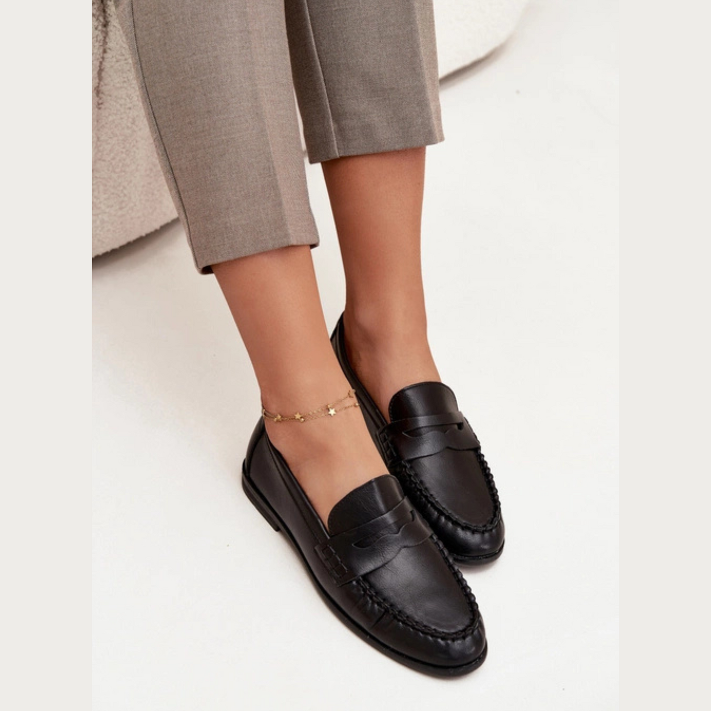 Mocassins Cuir Classiques– Confort et Chic
