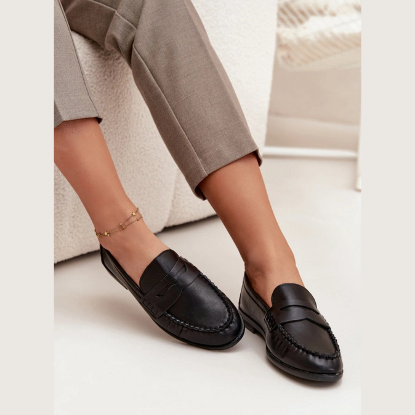 Mocassins Cuir Classiques– Confort et Chic
