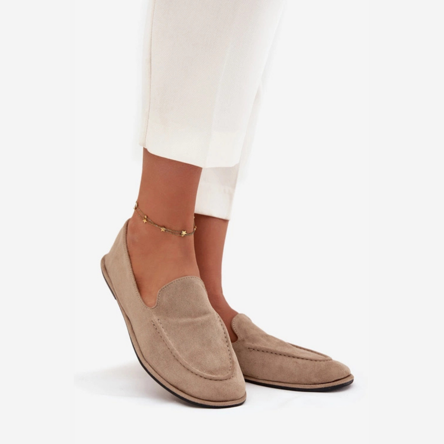 Mocassins plats cuir adaptés au travail – sorties quotidiennes