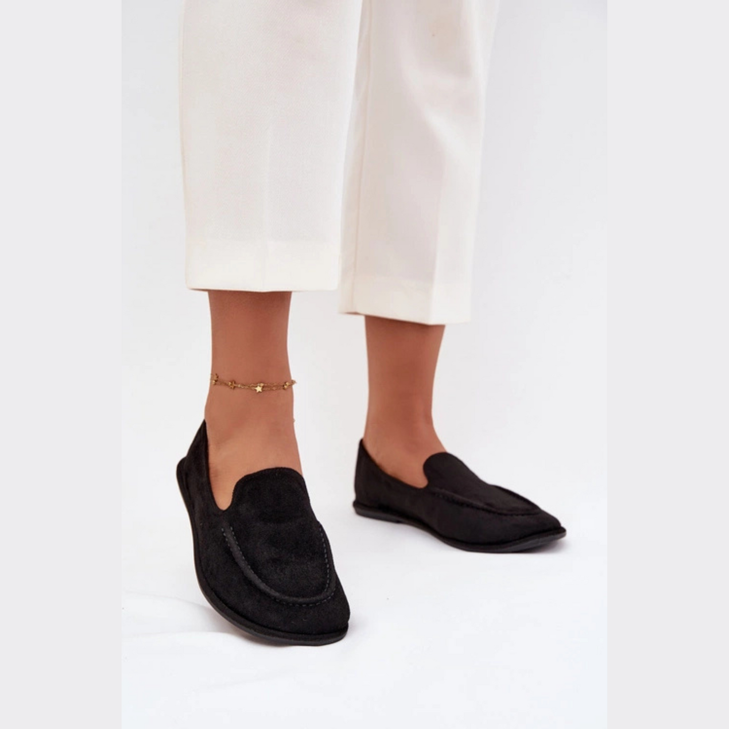 Mocassins plats cuir adaptés au travail – sorties quotidiennes