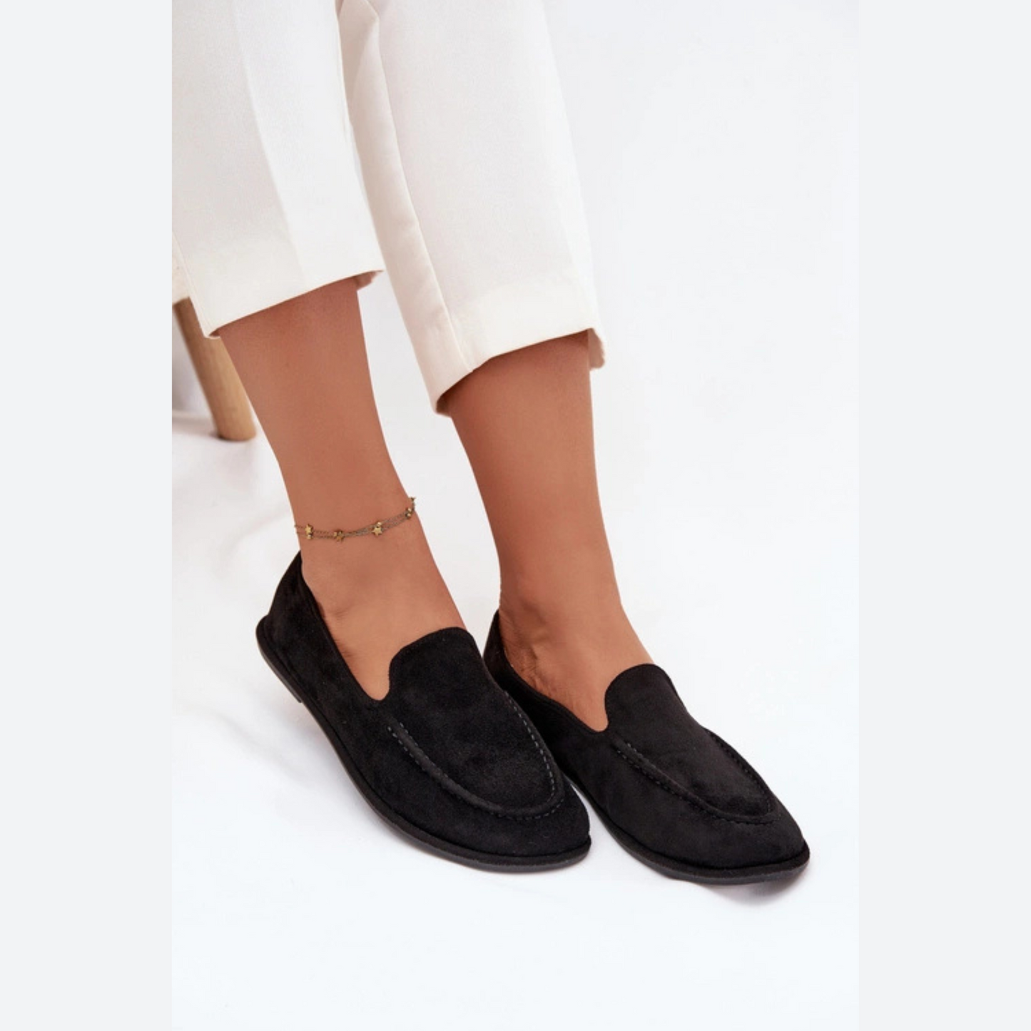 Mocassins plats cuir adaptés au travail – sorties quotidiennes