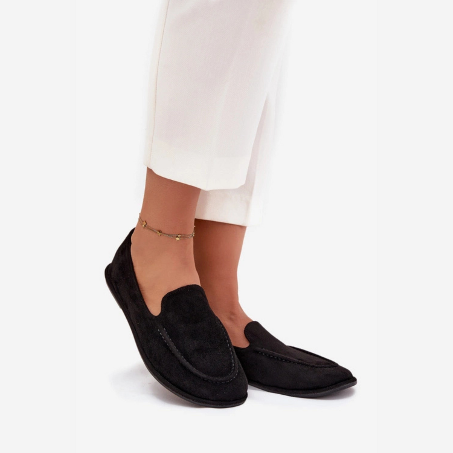 Mocassins plats cuir adaptés au travail – sorties quotidiennes