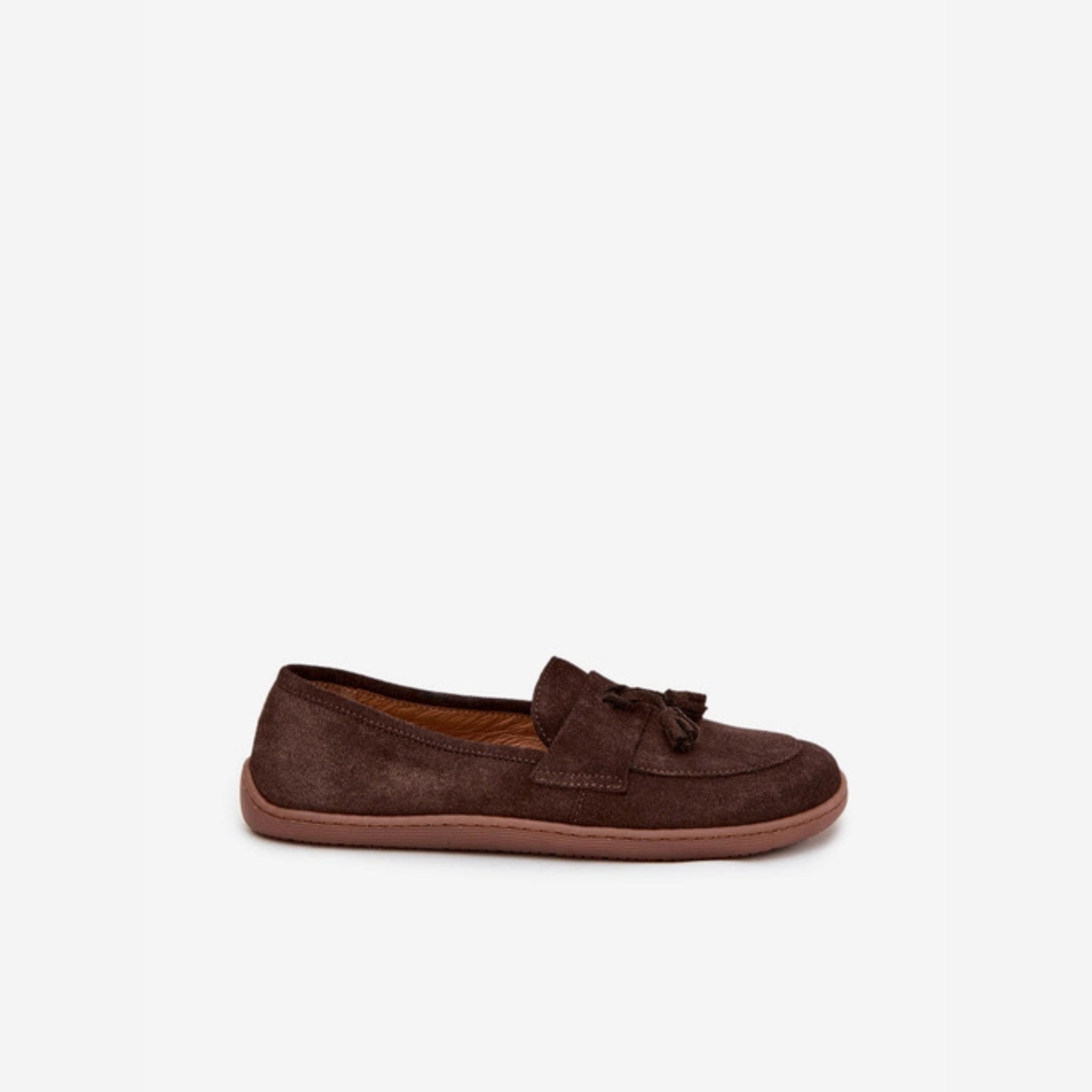 Mocassins légères confortables semelle fine pompons à l'avant