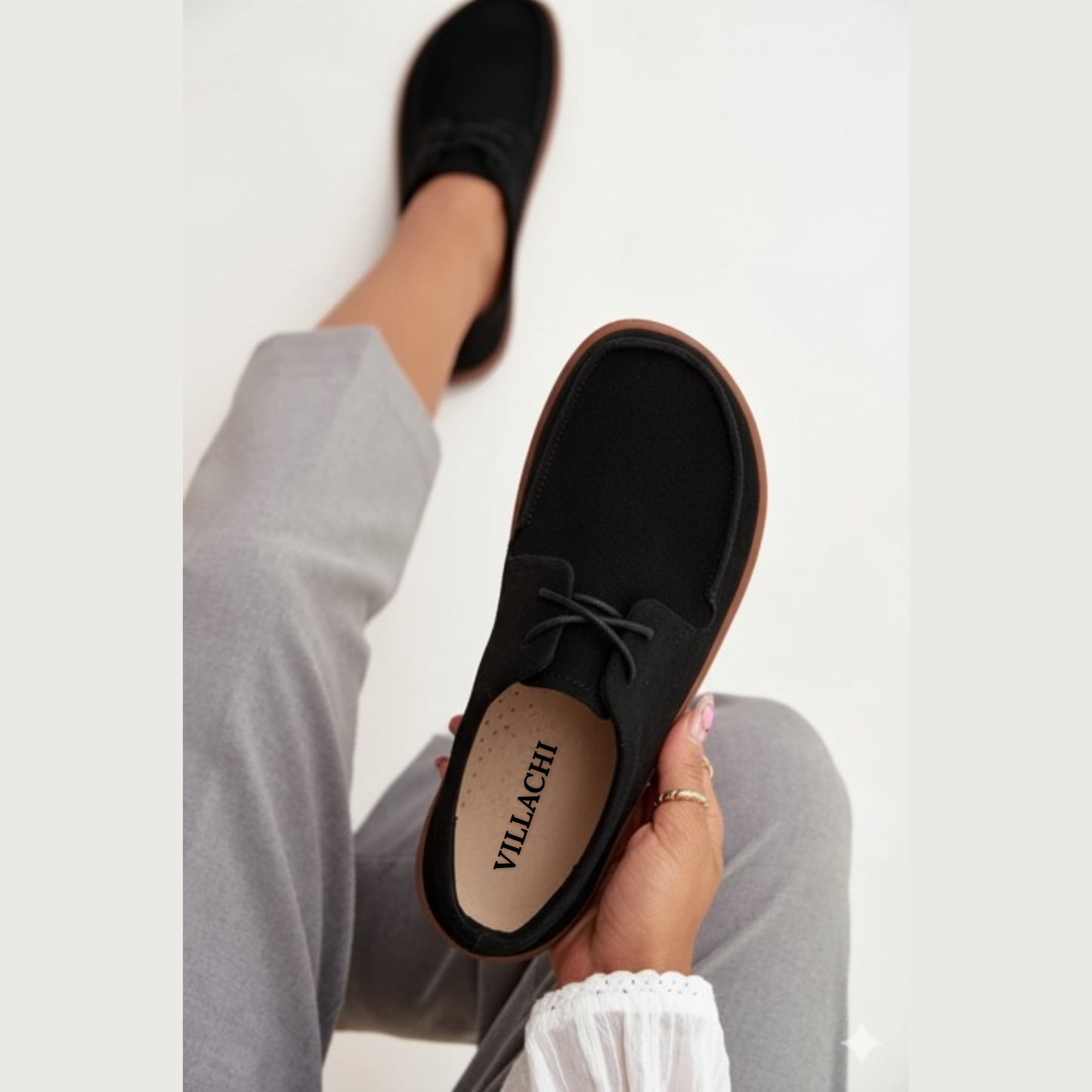 Mocassins légers confortables semelle fine – franges à l’avant