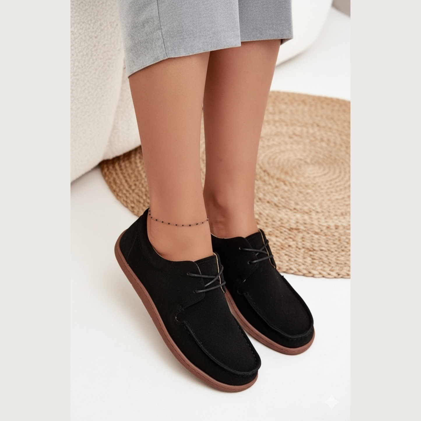 Mocassins légers confortables semelle fine – franges à l’avant