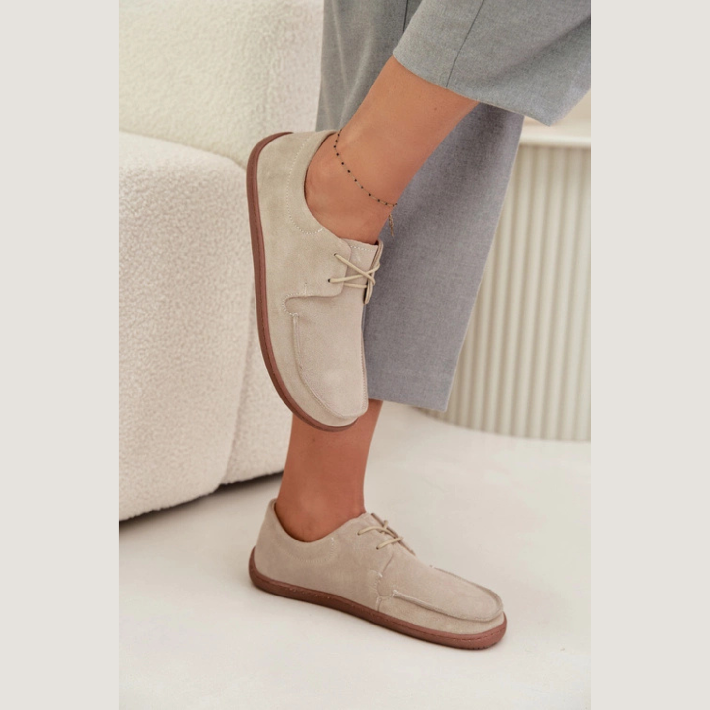 Mocassins légers confortables semelle fine – franges à l’avant