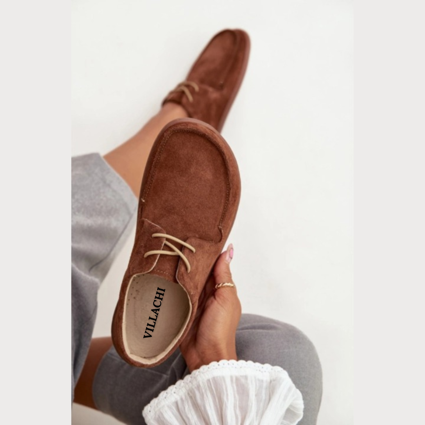 Mocassins légers confortables semelle fine – franges à l’avant