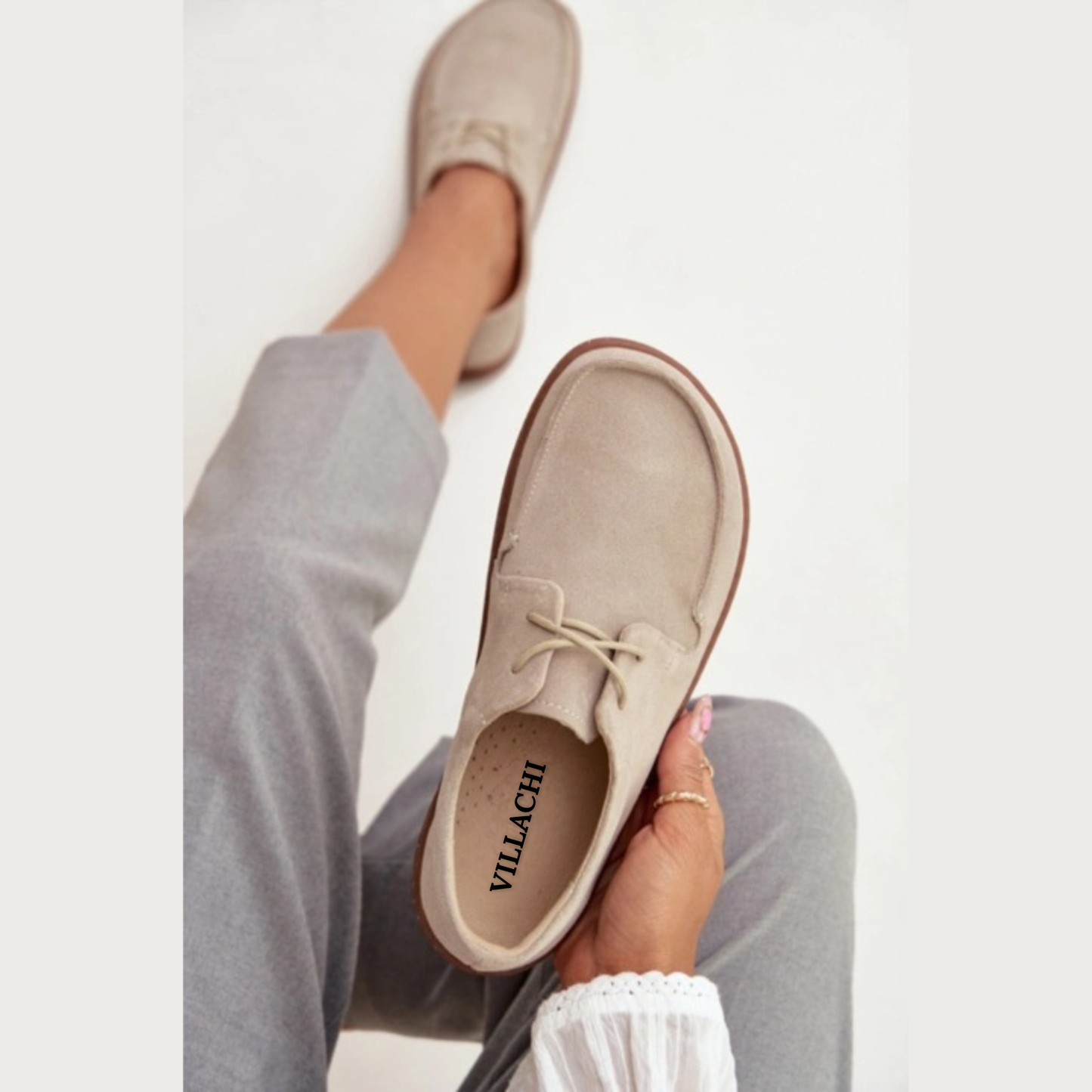 Mocassins légers confortables semelle fine – franges à l’avant