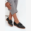 Mocassins Cuir Véritable – avec un nœud élégant àl’avan