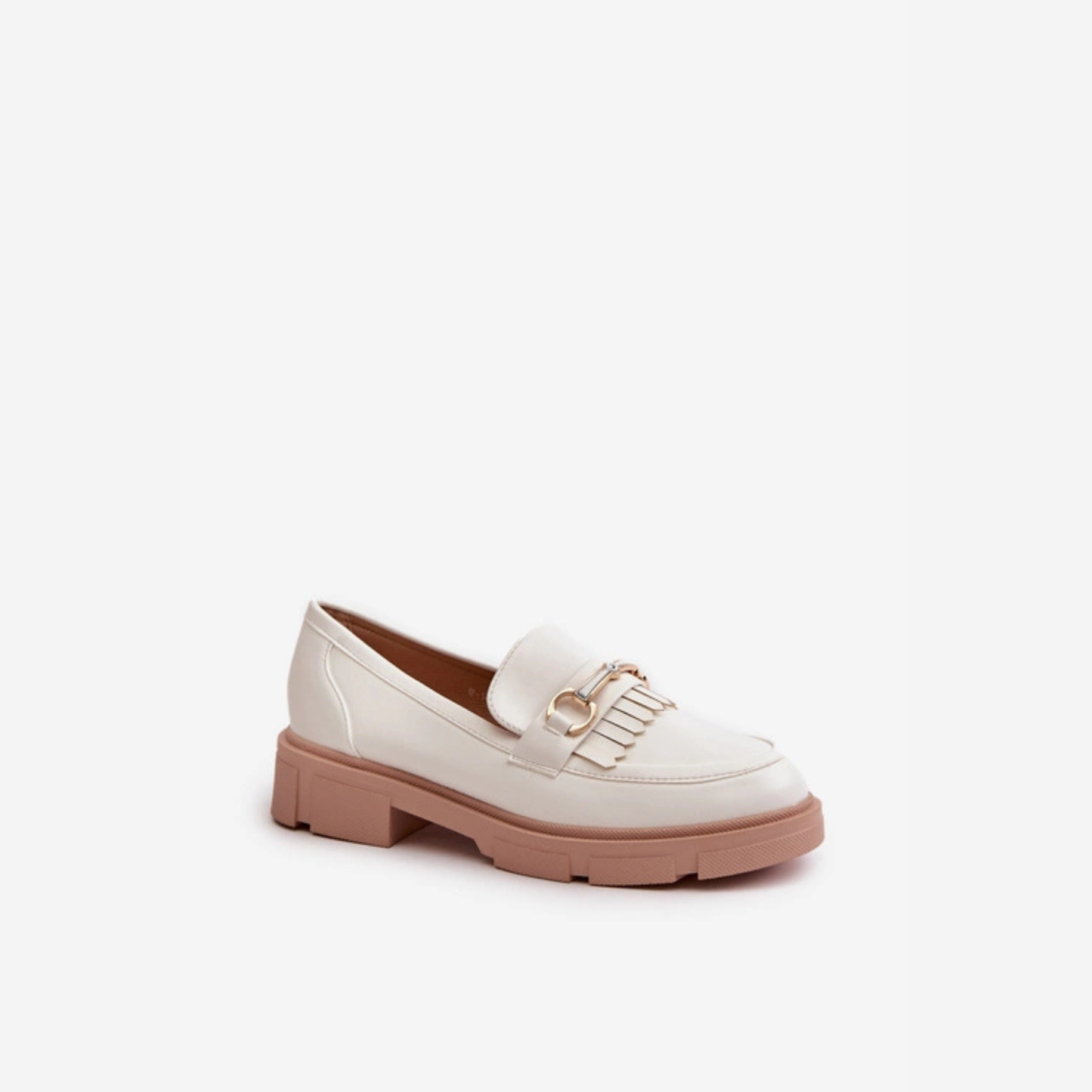 Loafers en cuir Détail Métallique – Style Moderne Confort