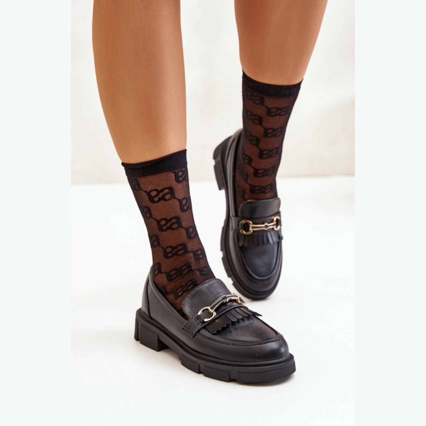 Loafers en cuir Détail Métallique – Style Moderne Confort