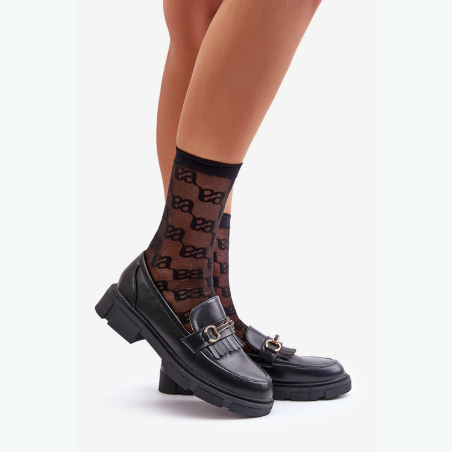 Loafers en cuir Détail Métallique – Style Moderne Confort