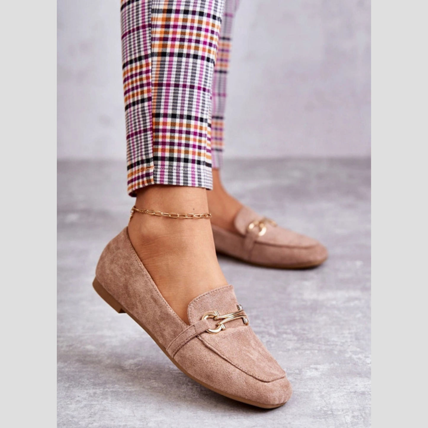 Mocassin classique touche mors doré - Authenticité marocaine