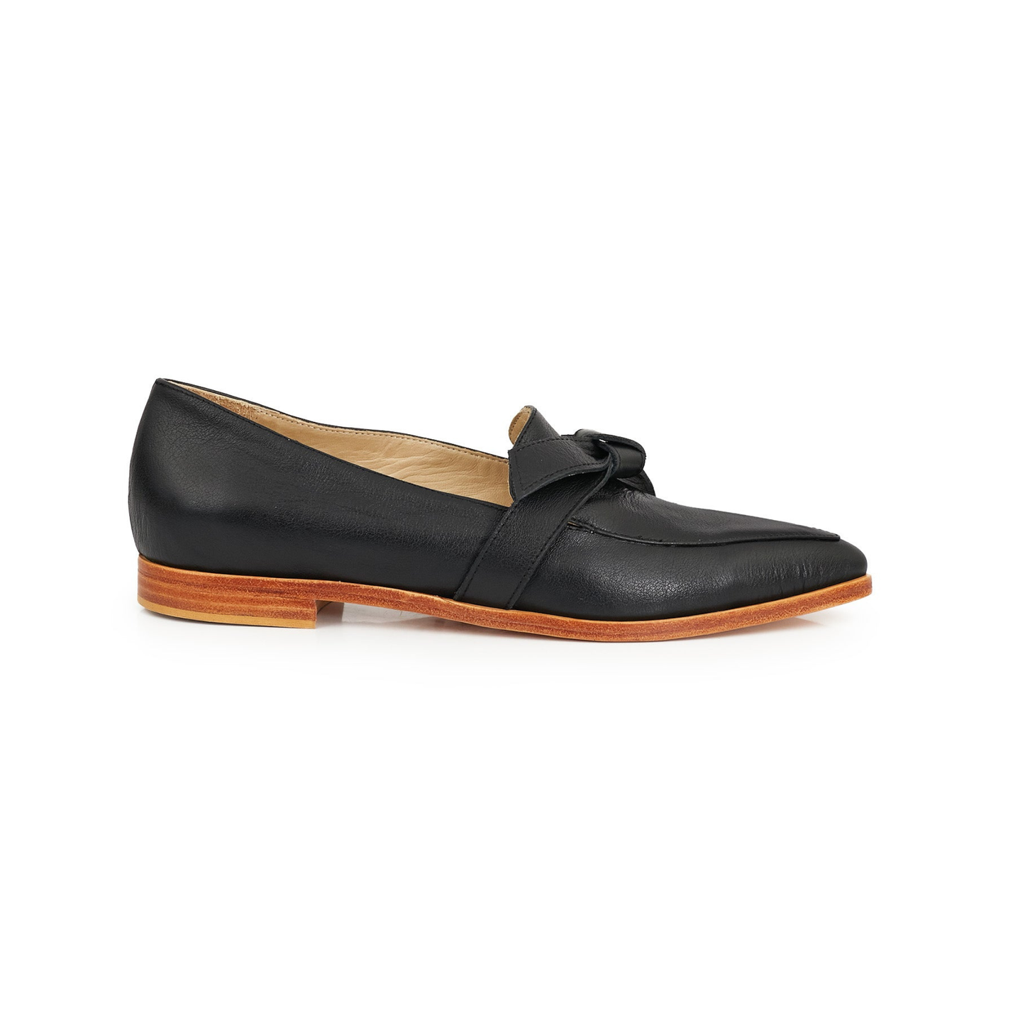 Mocassins Cuir Véritable – avec un nœud élégant àl’avan
