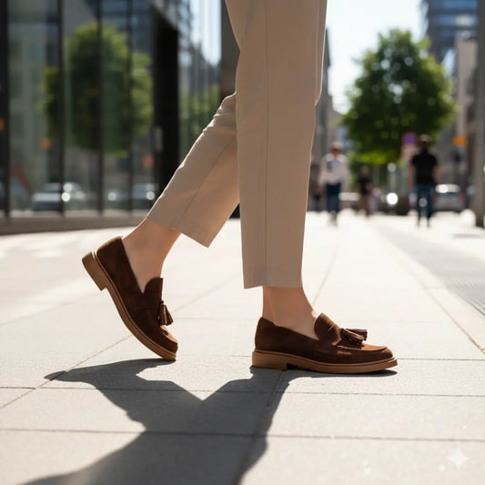 Loafers Féminins à Glands – Élégance Marocaine