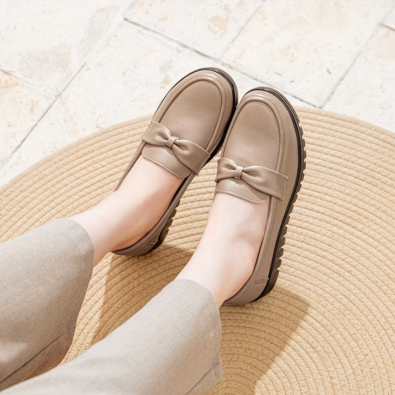 Chaussures plates à enfiler, confort chic