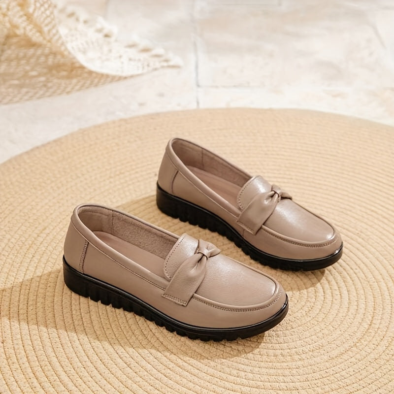Chaussures plates à enfiler, confort chic