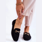 Mocassin classique touche mors doré - Authenticité marocaine
