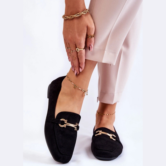 Mocassin classique touche mors doré - Authenticité marocaine