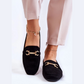 Mocassin classique touche mors doré - Authenticité marocaine