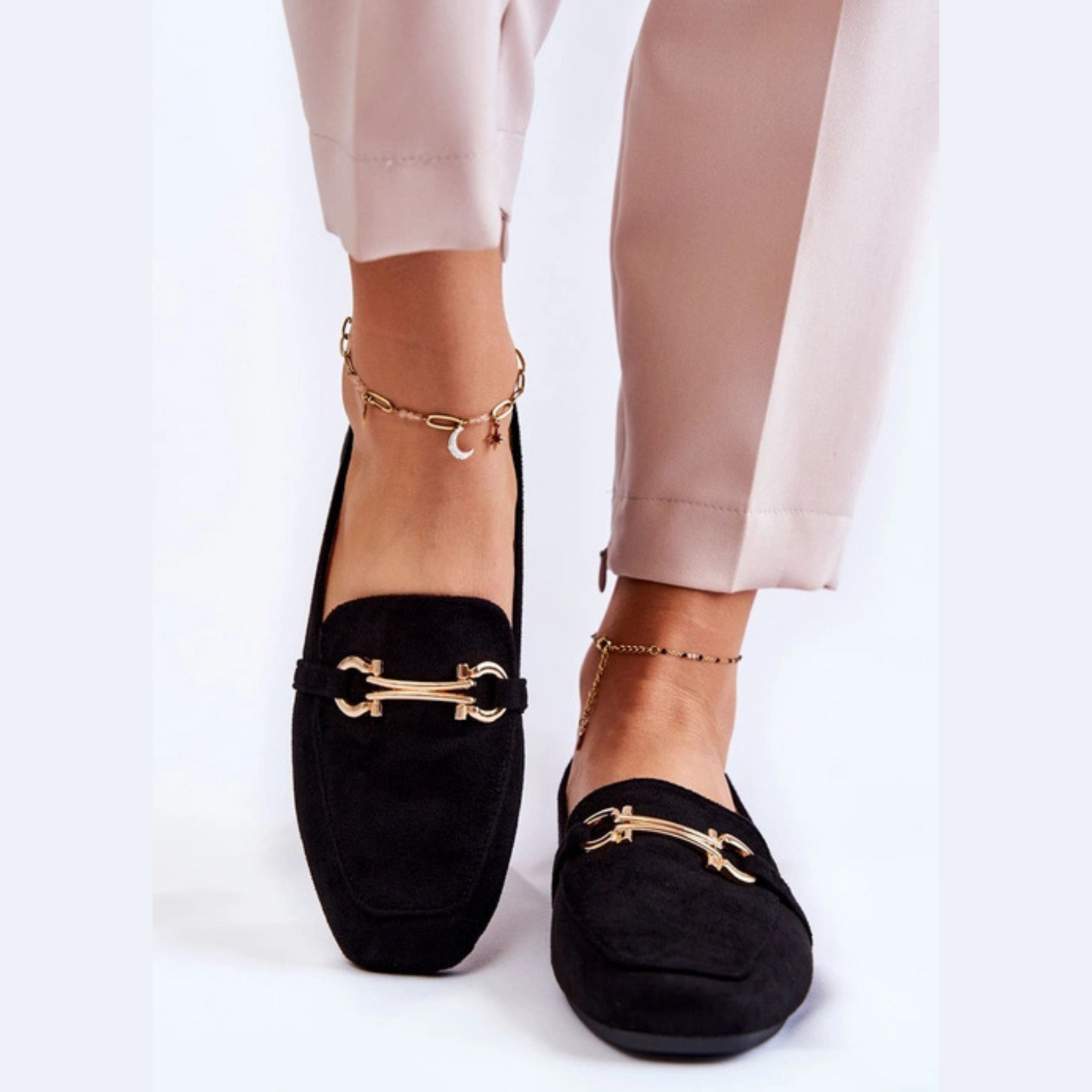 Mocassin classique touche mors doré - Authenticité marocaine