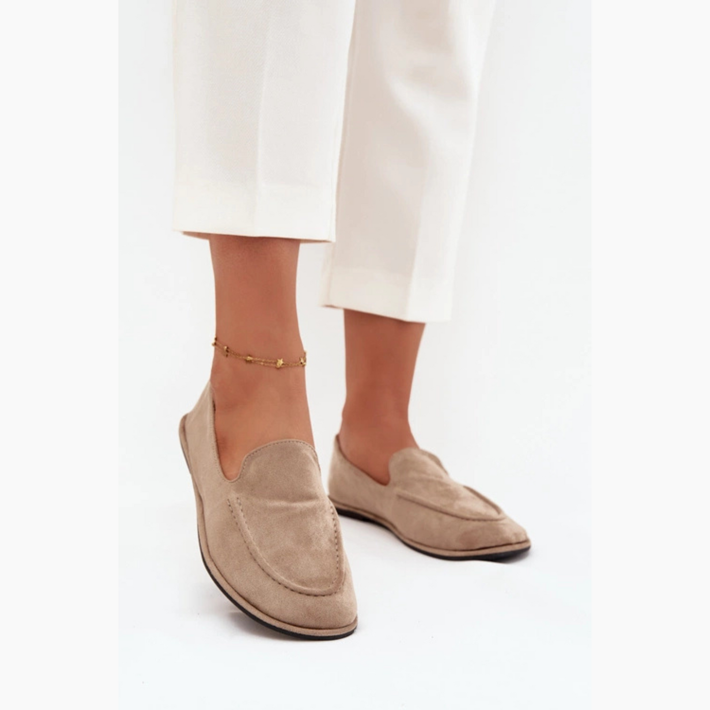 Mocassins plats cuir adaptés au travail – sorties quotidiennes