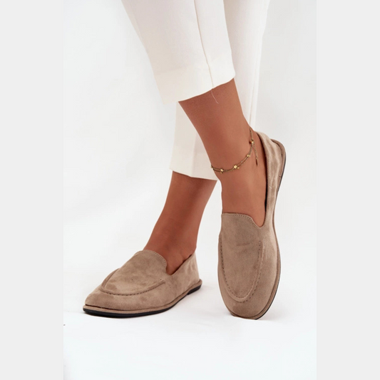 Mocassins plats cuir adaptés au travail – sorties quotidiennes