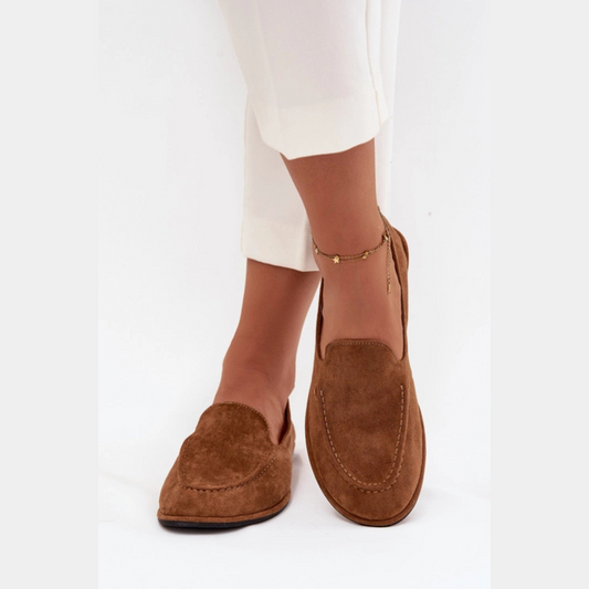 Mocassins plats cuir adaptés au travail – sorties quotidiennes