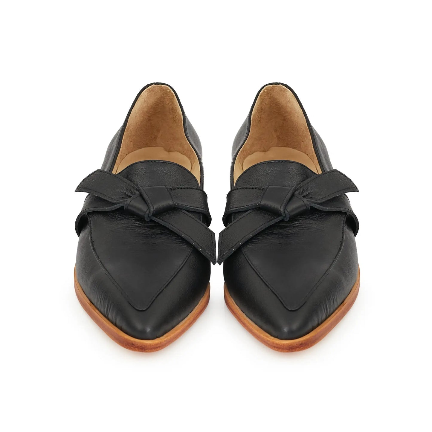 Mocassins Cuir Véritable – avec un nœud élégant àl’avan
