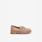 Loafers en cuir Détail Métallique – Style Moderne Confort