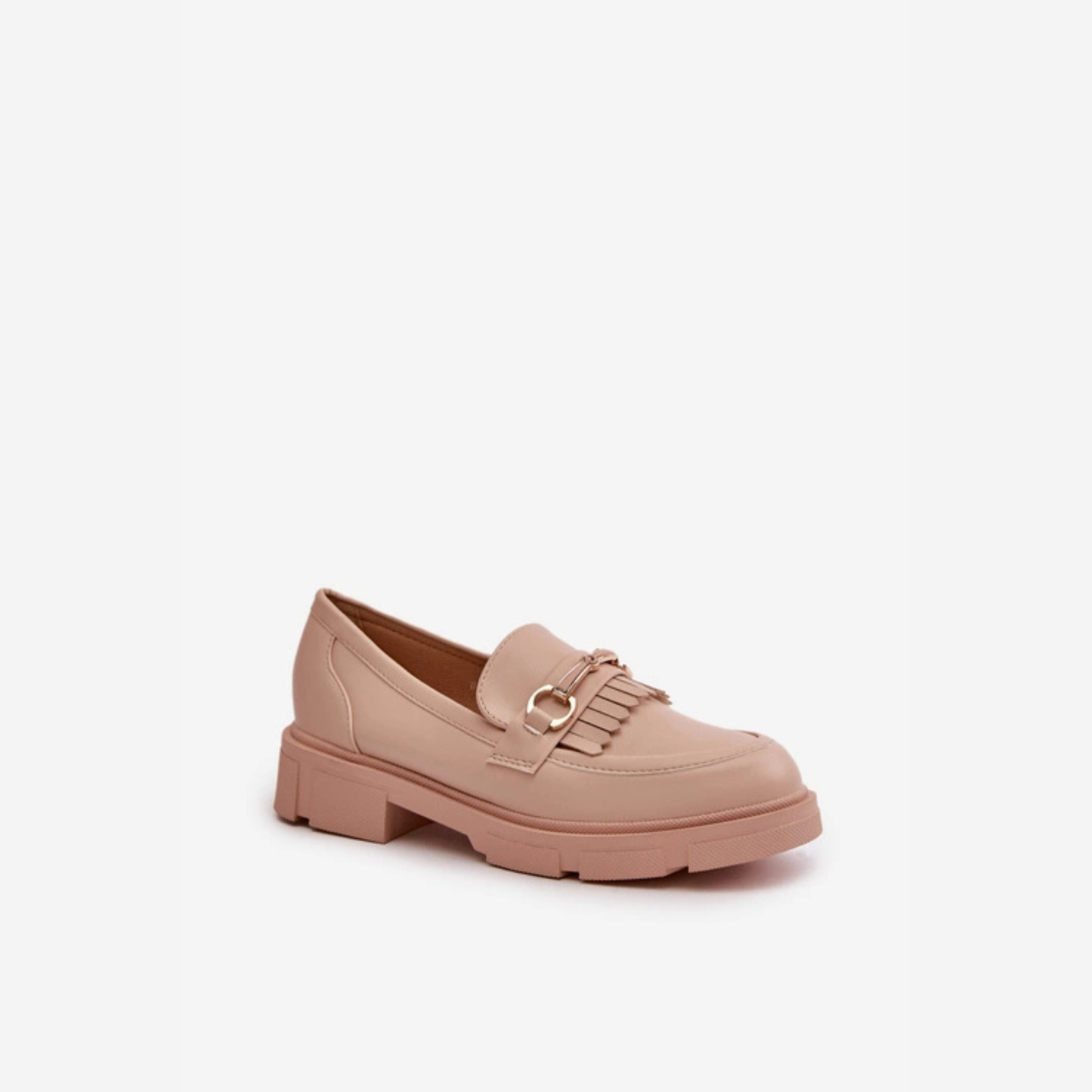 Loafers en cuir Détail Métallique – Style Moderne Confort