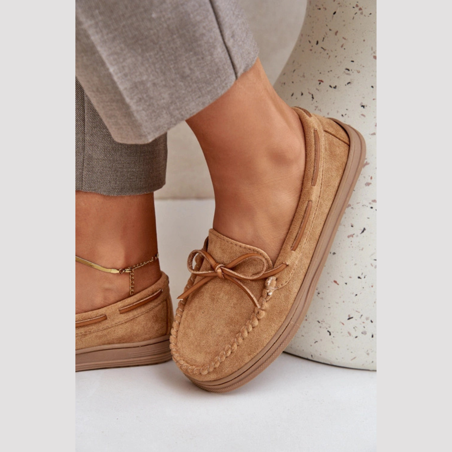 Mocassin en cuir Fabrication Artisanale – semelle confortable