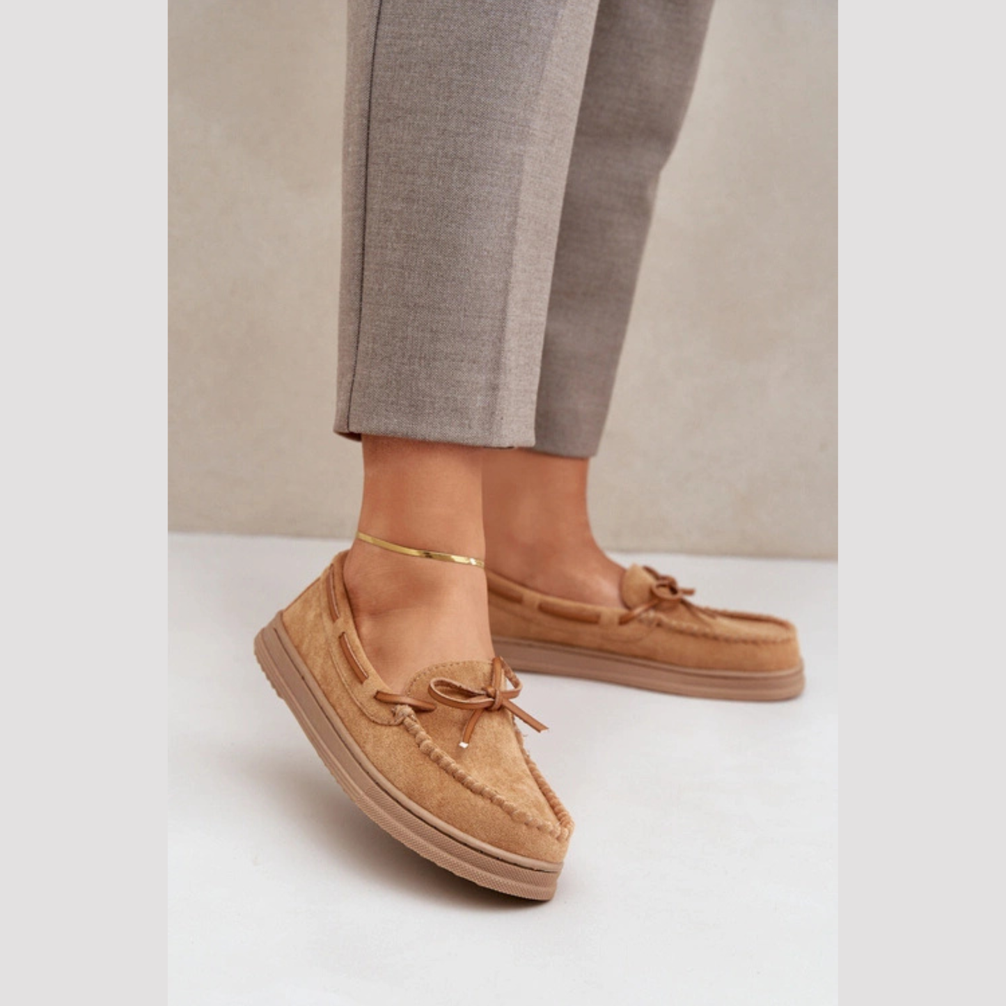 Mocassin en cuir Fabrication Artisanale – semelle confortable
