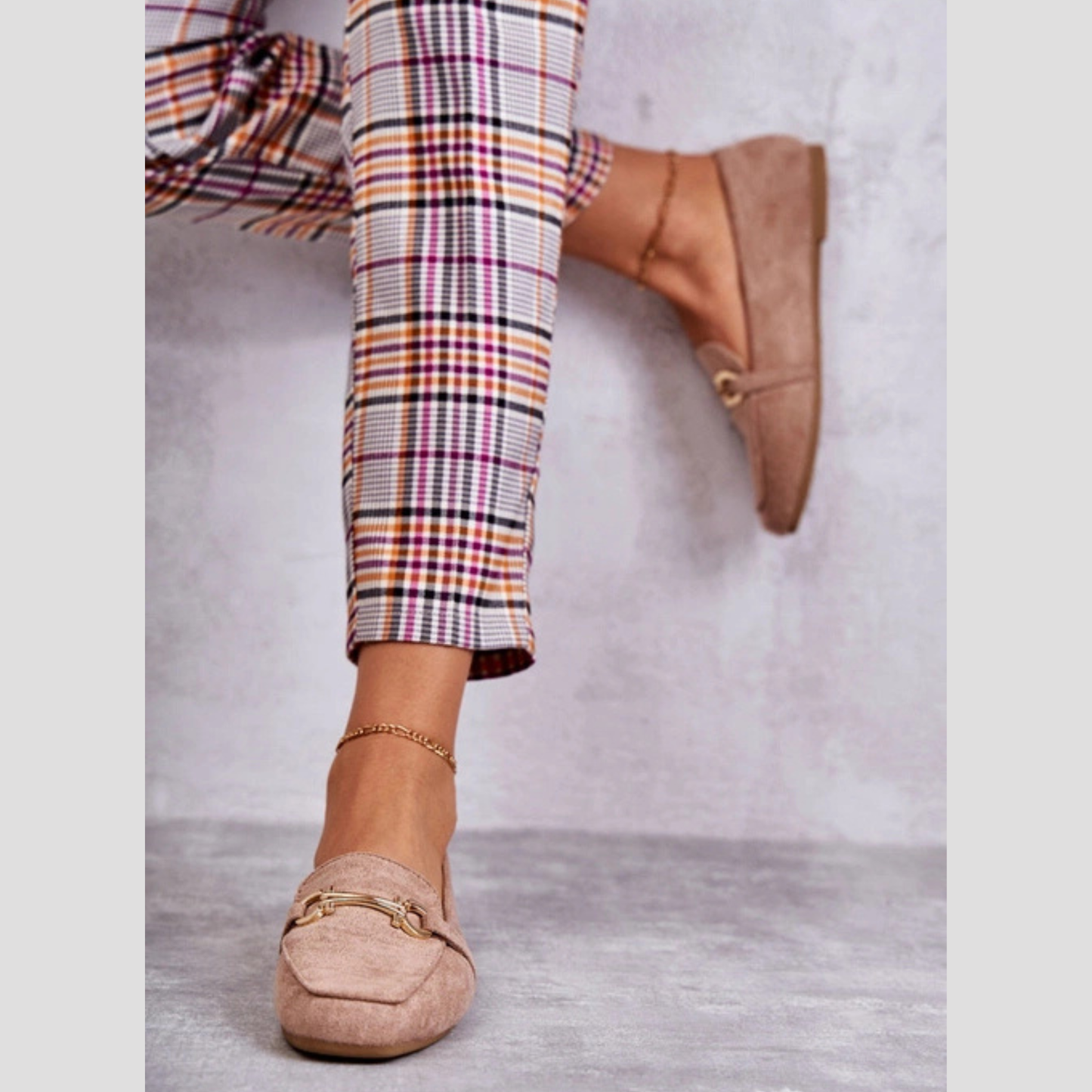 Mocassin classique touche mors doré - Authenticité marocaine