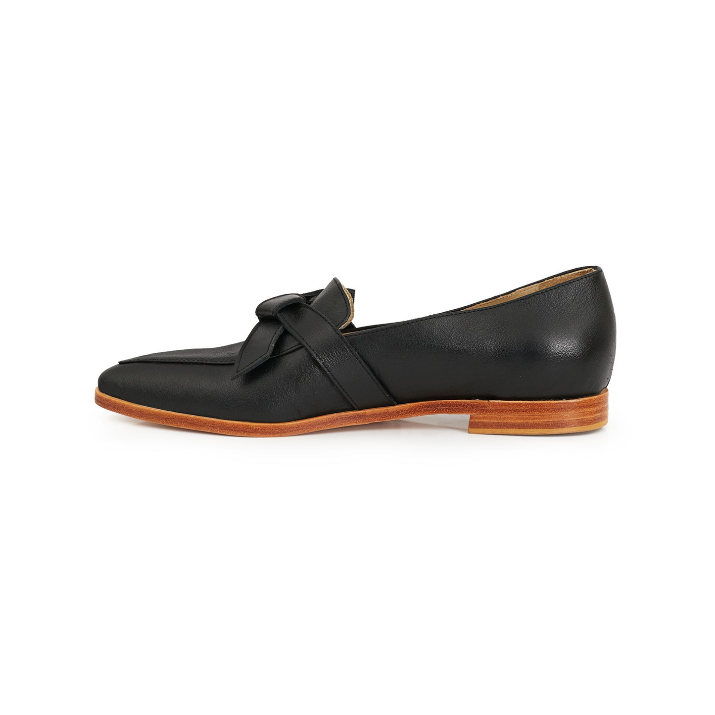 Mocassins Cuir Véritable – avec un nœud élégant àl’avan