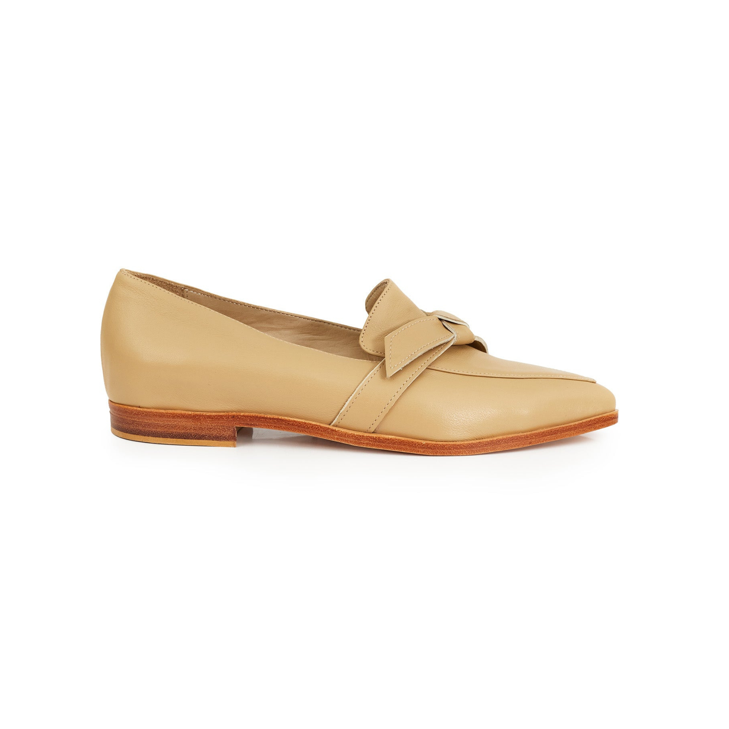 Mocassins Cuir Véritable – avec un nœud élégant àl’avan