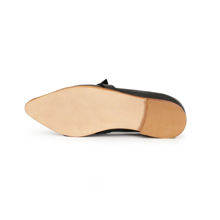 Mocassins Cuir Véritable – avec un nœud élégant àl’avan