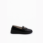 Loafer pampilles en cuir véritable pour femme