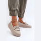 Loafer pampilles en cuir véritable pour femme