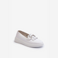 Loafer pampilles en cuir véritable pour femme
