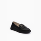 Loafer pampilles en cuir véritable pour femme