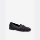 Mocassins élégants avec bijoux métalliques