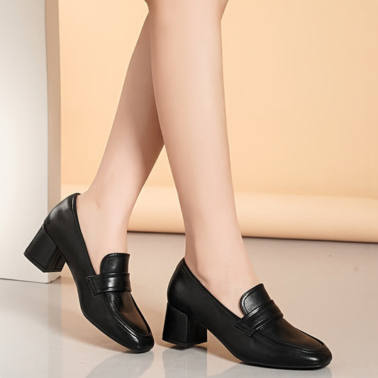 Chaussures habillées femme, style rétro confortable