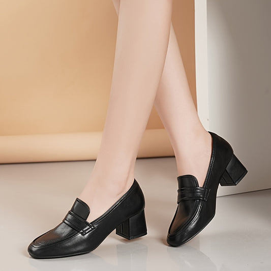Chaussures habillées femme, style rétro confortable