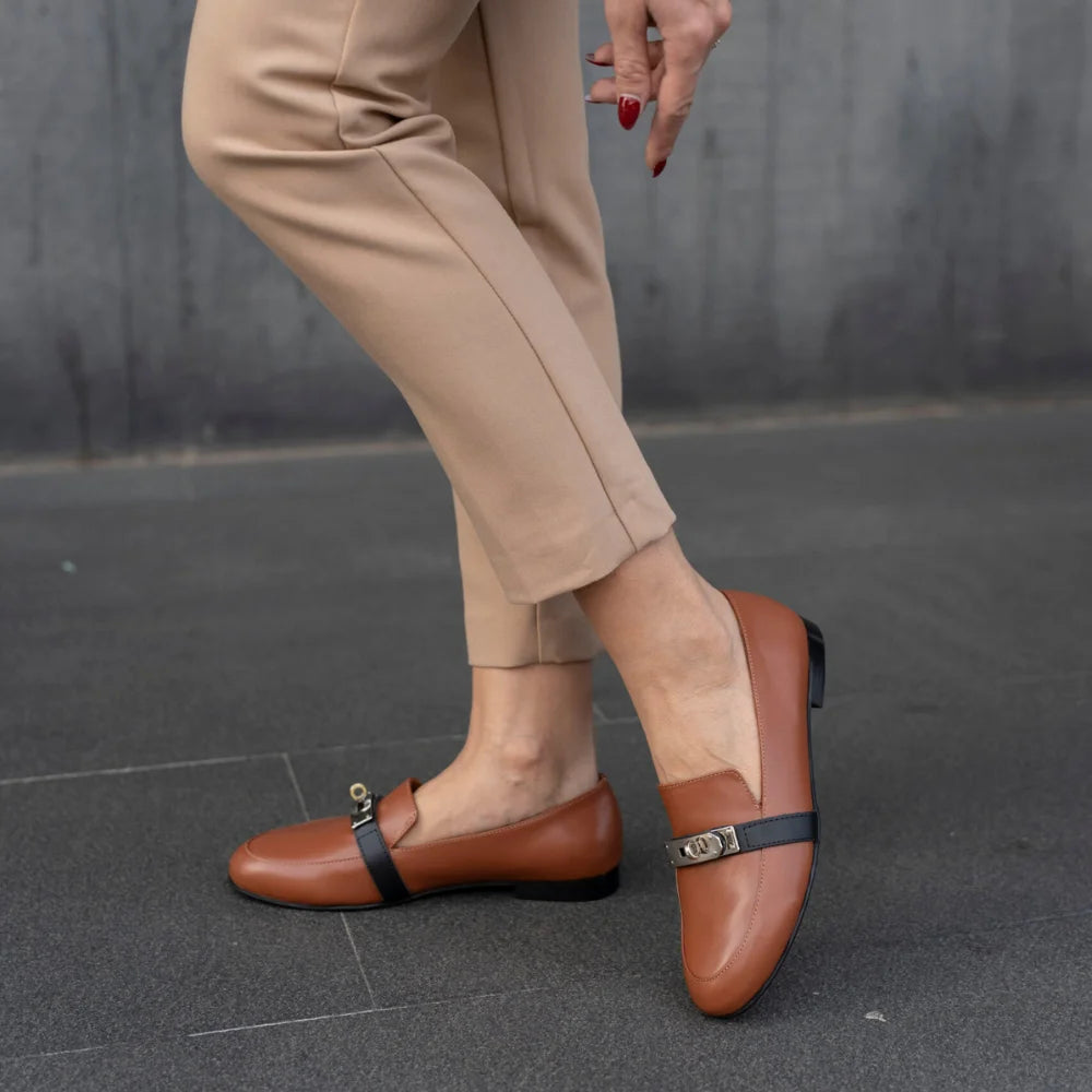Mocassins Cuir – Style raffiné touche métallique