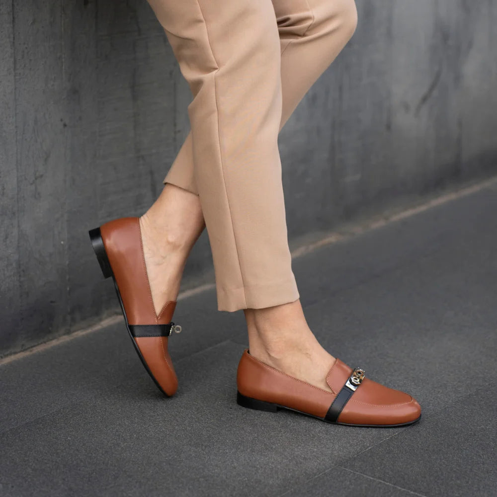 Mocassins Cuir – Style raffiné touche métallique
