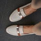 Mocassins Cuir – Style raffiné touche métallique