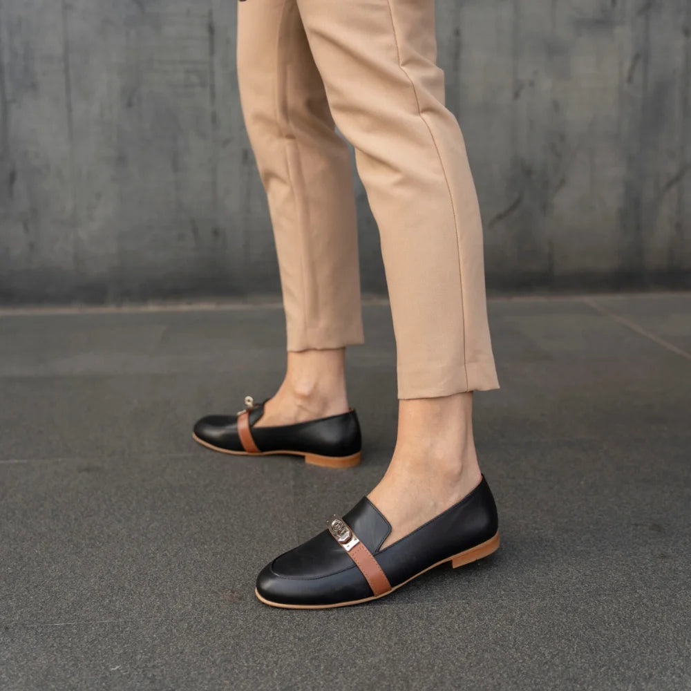 Mocassins Cuir – Style raffiné touche métallique