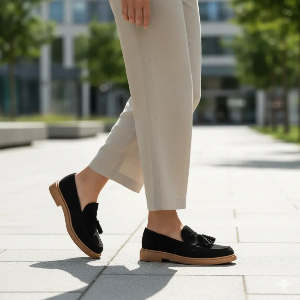 Loafers Féminins à Glands – Élégance Marocaine