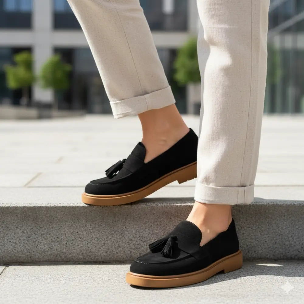 Loafers Féminins à Glands – Élégance Marocaine
